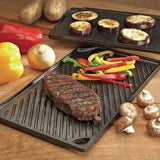 Pre-Seasoned Cast Iron Reversible Grill/Griddle