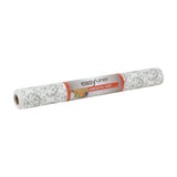 Smooth Top 20 In. x 6 Ft. Shelf Liner, Gray Damask