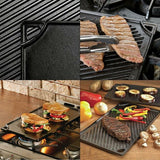 Pre-Seasoned Cast Iron Reversible Grill/Griddle