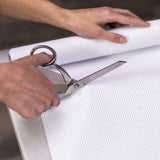 Smooth Top 20 In. x 6 Ft. Shelf Liner, Gray Damask